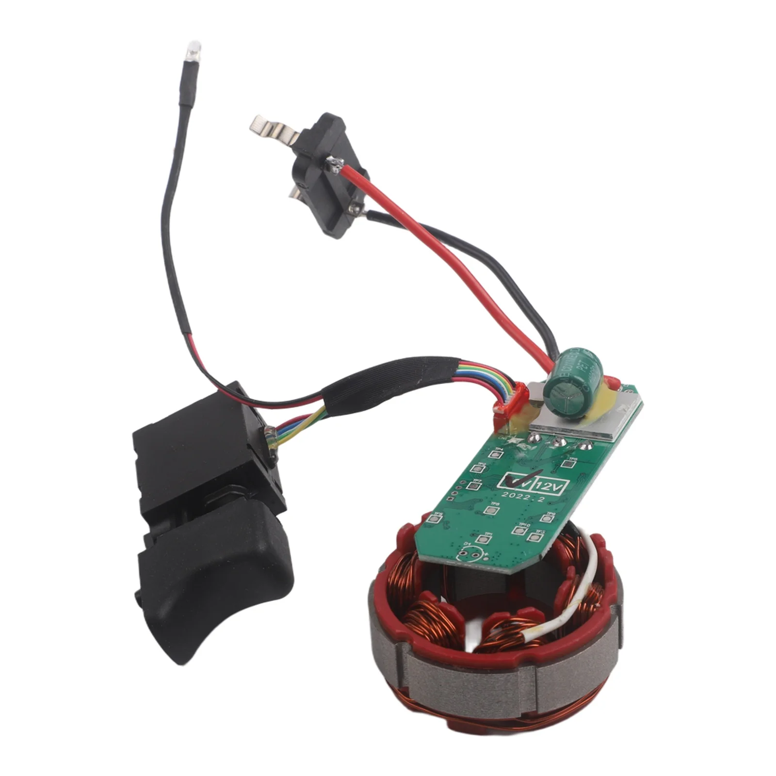 48mm 10mm Brushless Motor Stator LED Connector For Visibility Lightweight Assembly Design Overload Protection Features