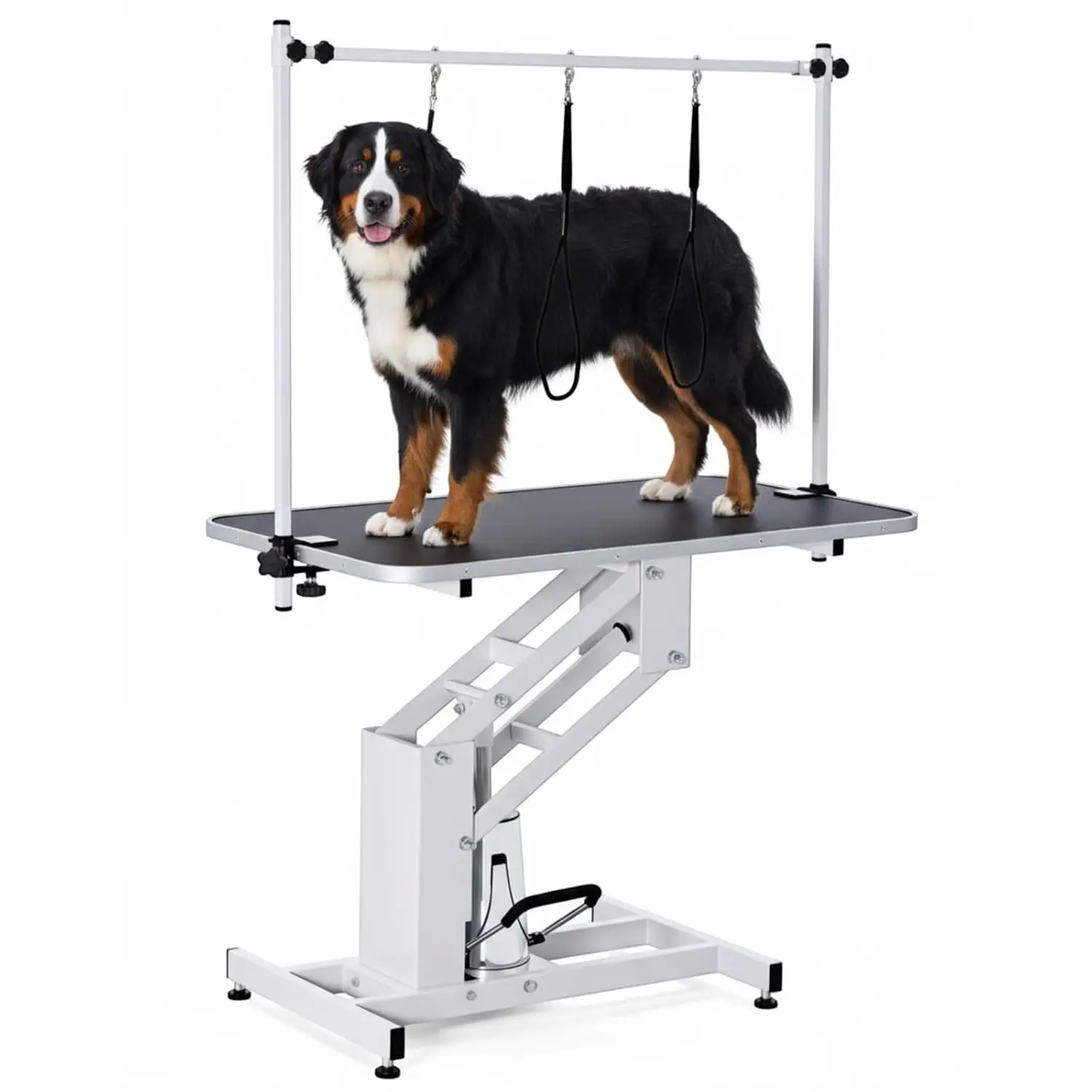 43.3 in Hydraulic Pet Grooming Table, Professional Hydraulic Grooming Table w/Max 350 LBS Loading Capacity, 3, Customized