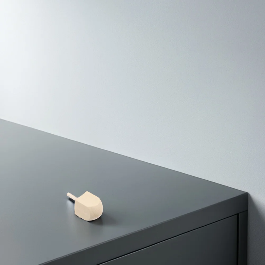 

15pcs Wooden Dreidels Blank Diy Unfinished Spinning Tops For Hanukkah Kids Craft Game Decor 4.15Cm Small Wood Bulk