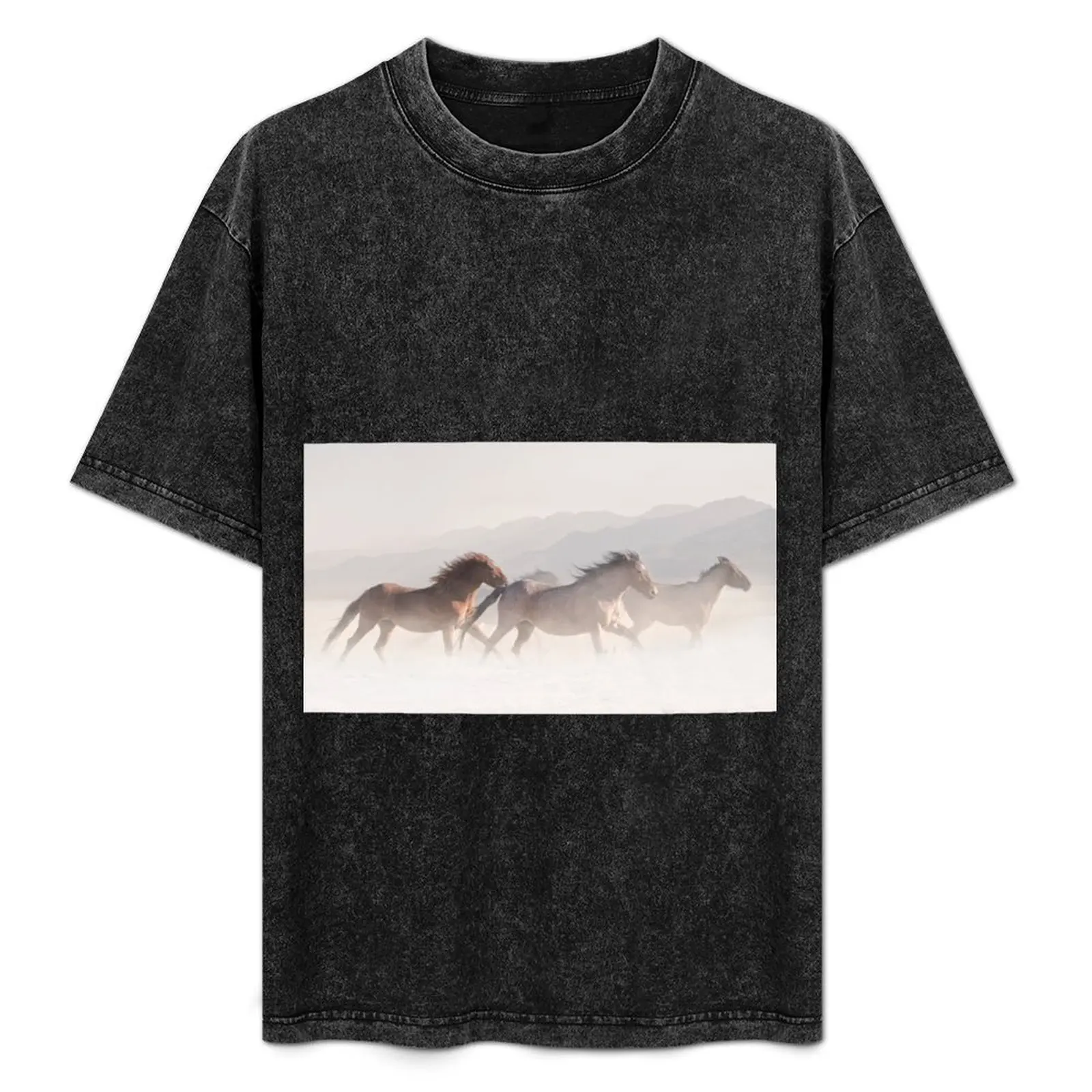 

Run Wild T-Shirt Basic Solid Color Short Sleeve Cotton Top