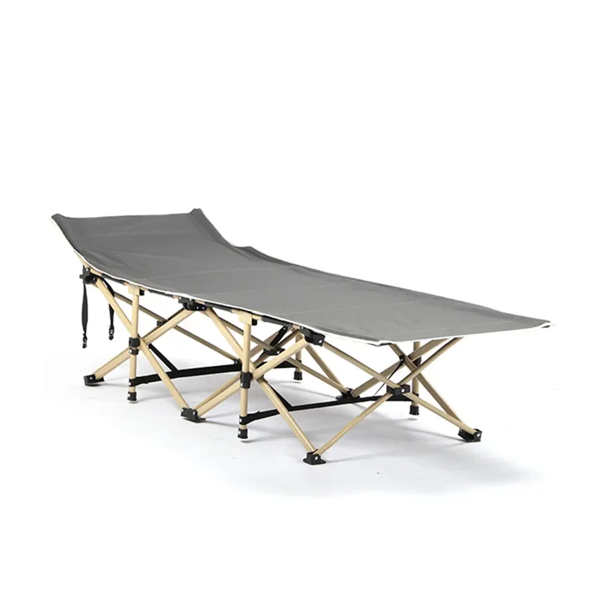 

Recliner Custom Camping Cot Pad Sleeping Cot Folding Travel Emergency Relief Camping Bed Popular