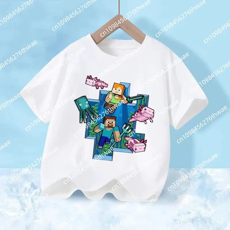 

Boys My Wonderful World T-Shirt Kids TShirts Baby Boys Casual Short Sleeves Print T-shirt For Boy Summer Children Tee Shirts Top