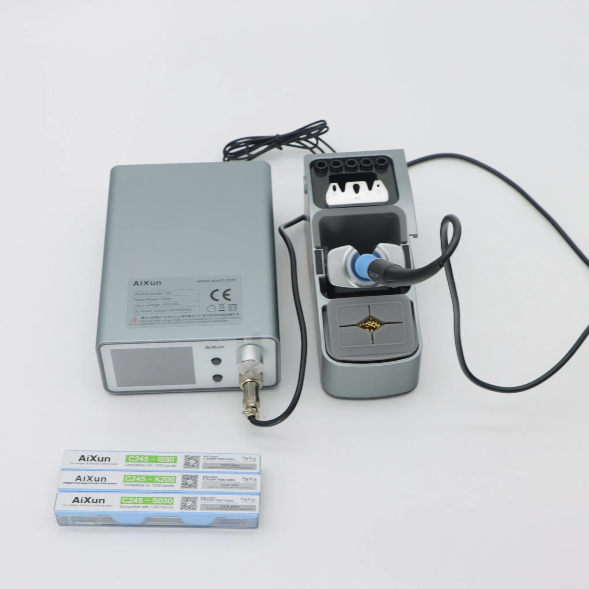 AIXUN T3A Intelligent Soldering Station 200W With T245 Soldering Handle Pen Precision SMD BGA Phone Repair Welding Equipment