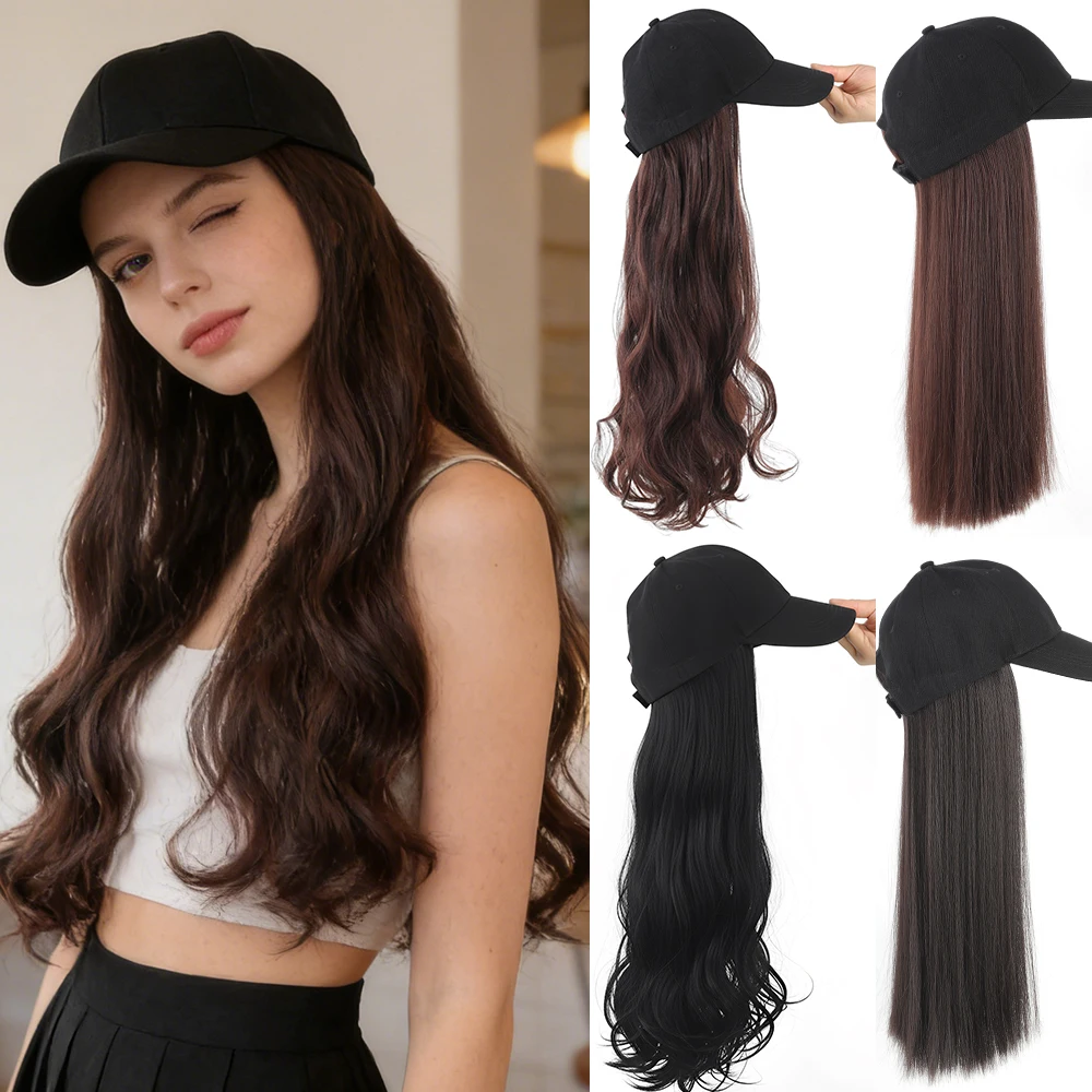 Duck Cap Wig Cap On…