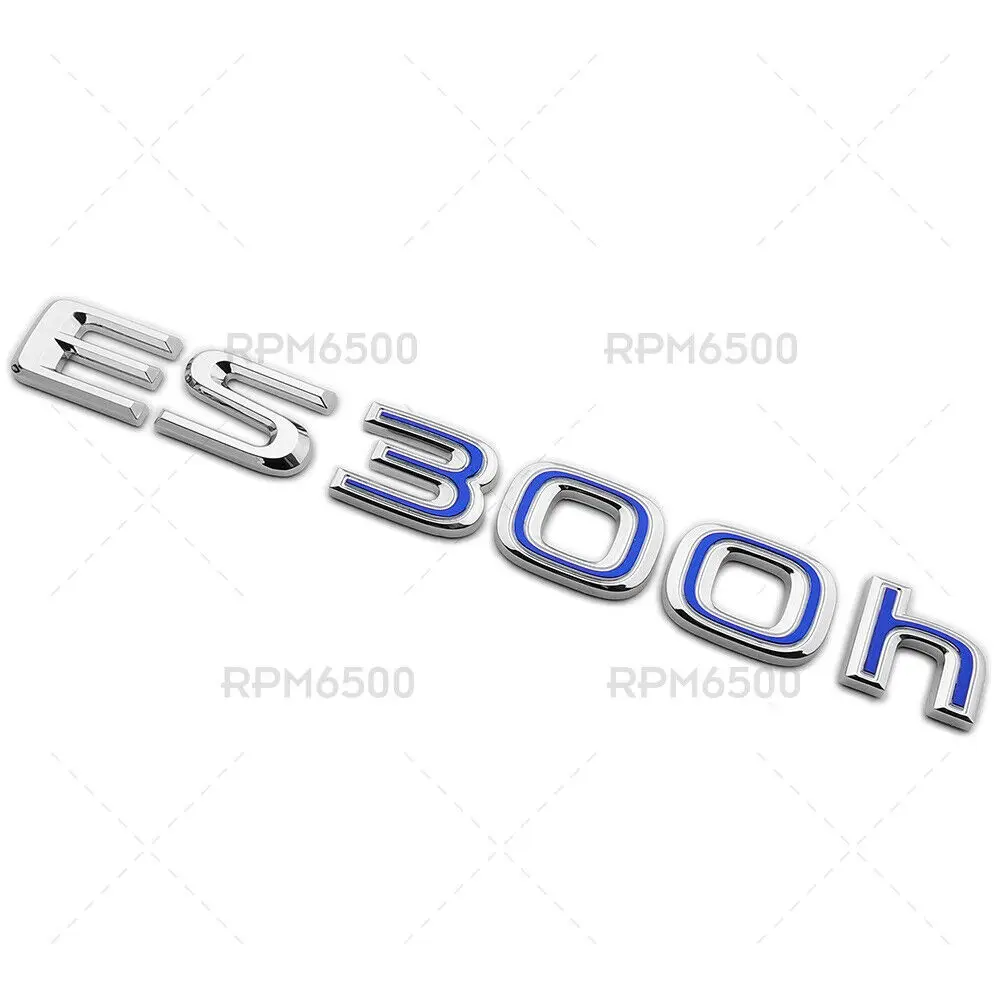 For Lexus Trunk OEM Chrome ES 300h Letter Logo Badge Car Emblem Hybrid F-Sport