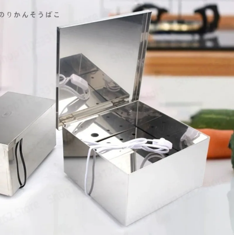 HY8476 Electric Seaweed/Nori Crisper Box, Stainless Steel Food Dehydrator for Sushi, Keeps Nori Crispy