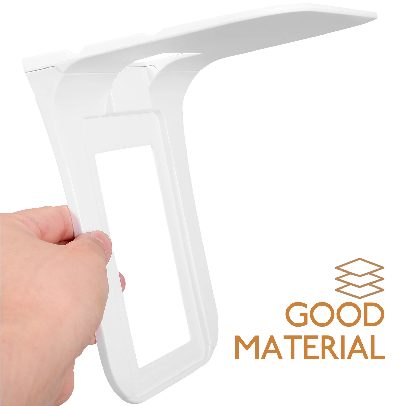 

Punch Free Outlet Shelf ABS Wall Storage Rack for Mini Speaker Phone Router Organizer Home Decoration Over Outlet Shelf