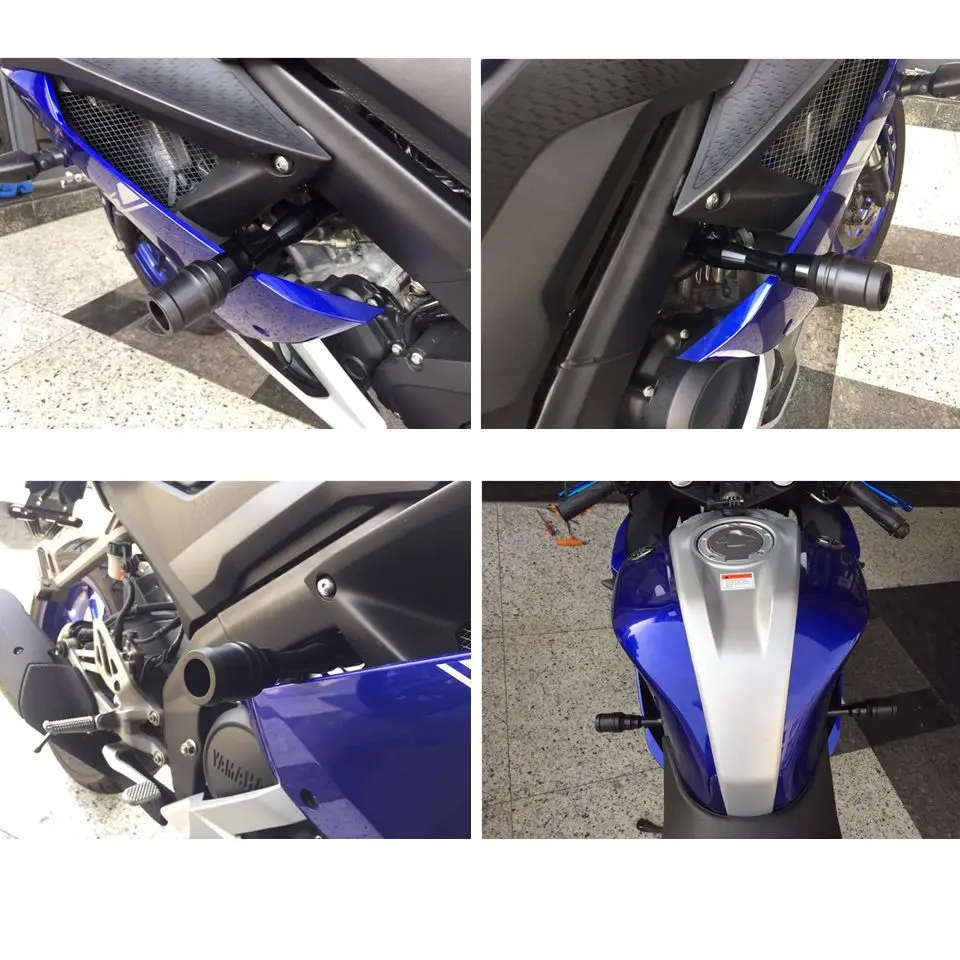 Für yamaha YZF-R15 yzf r15 v3/v5.0 2013-2017 Motorrad Motor rahmen Schieber Fallschutz Verkleidung schutz Crash Pad Protector