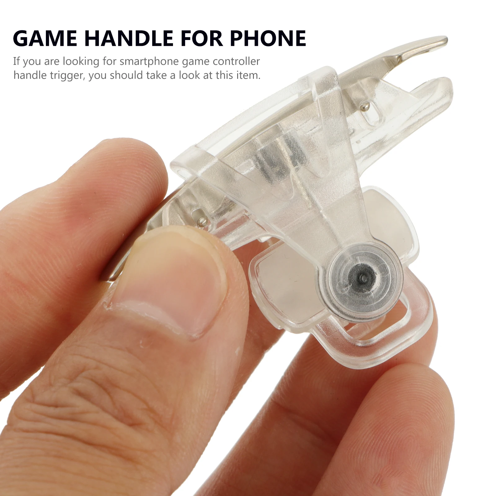 

1Pair Mobile Game Controller Shooting Aim Button Handle Trigger Durable Smartphone Gamepad for 4.7-6.5 Inch Phone