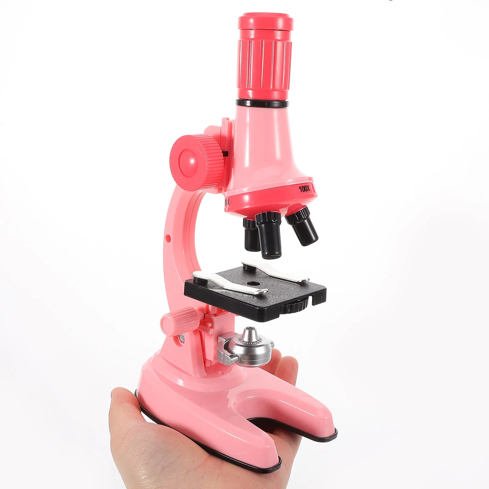 مجموعة واحدة من المجهر للأطفال، مجموعة العلوم، مجهر محمول للأطفال، مجموعات العلوم التعليمية، ألعاب الأحياء #2