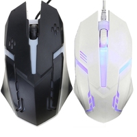 Ergonomic Gaming Mouse Button LED 1000 DPI USB Computer Mouse With Light