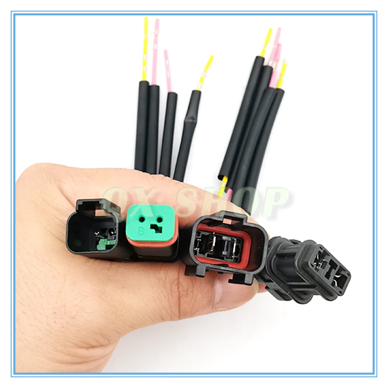 For Komatsu excavator PC120/200/240/270/300/350-6-7-8 solenoid valve、Pressure/speed/Temperature sensor connector harness plug