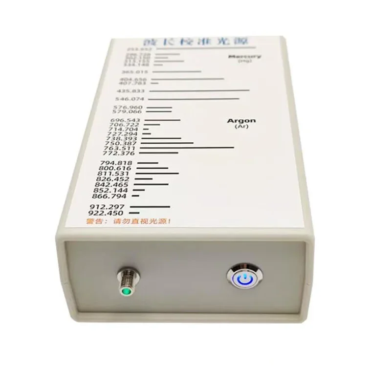 253-1704nm, 3W, 5000h Lifetime, SMA905/FC Optional,TP-Hg-I Mercury Argon Light Source – Spectrometer Calibration