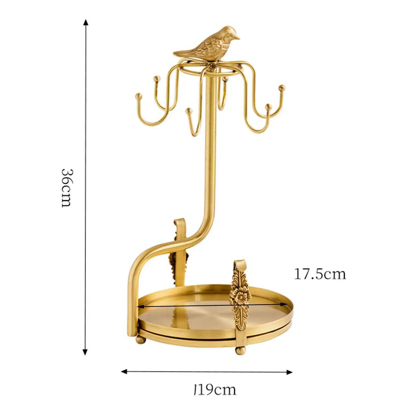 Estante de almacenamiento para tazas de té, soporte para tazas de Espresso, gabinete de encimera, sala de estar