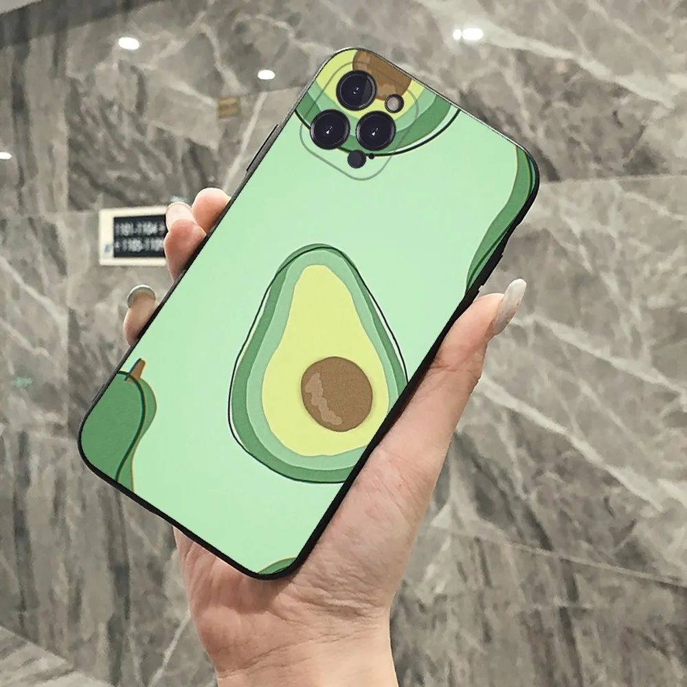 Avocado fruit Phone Case For iPhone 15 14 11 12 13 Mini Pro XS Max Cover 6 7 8 Plus X XR SE 2020 Funda Shell