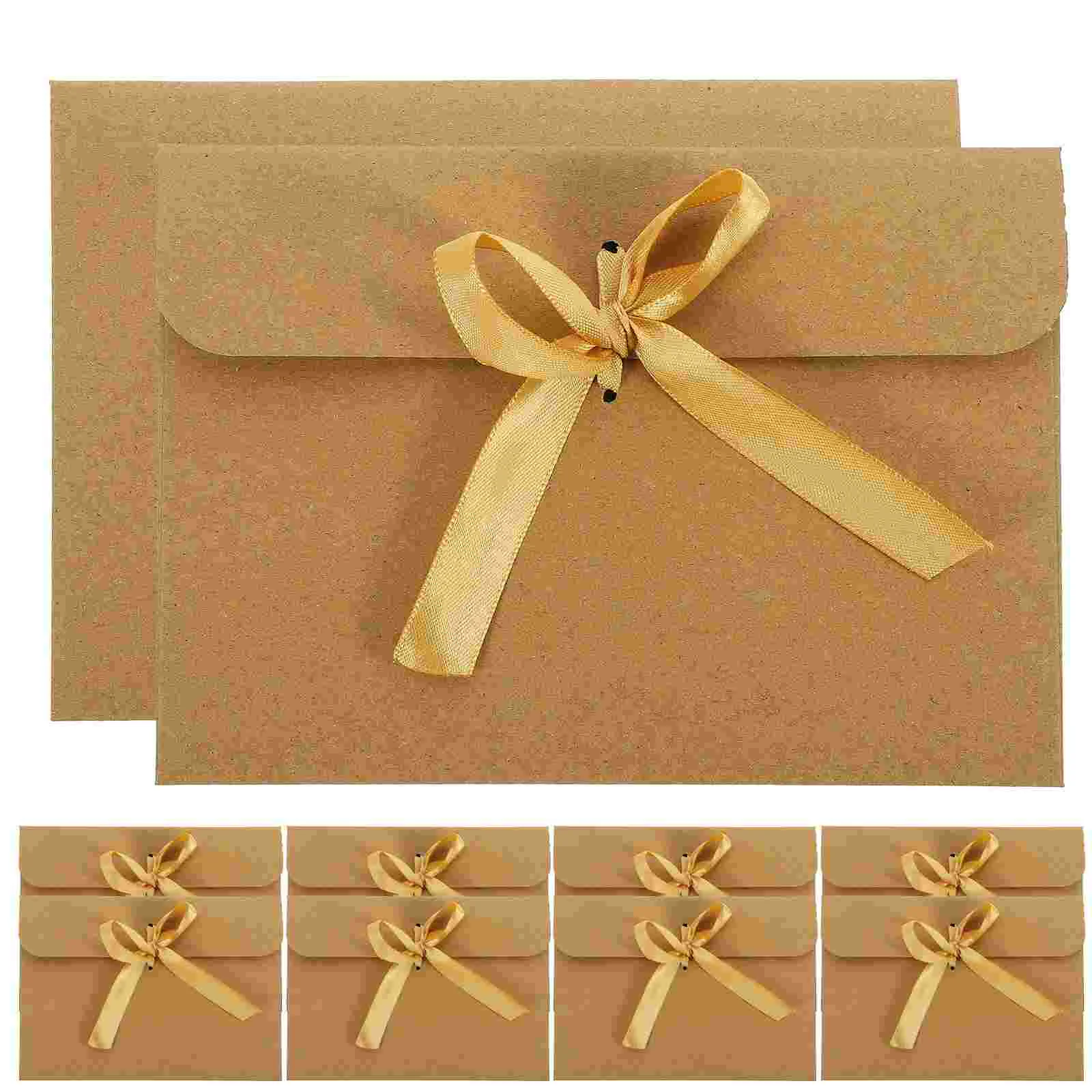 

50 Pcs European Envelope Multi-functional Envelopes Stationary Supplies Folder Party Invitations Stationery Paper Kraft