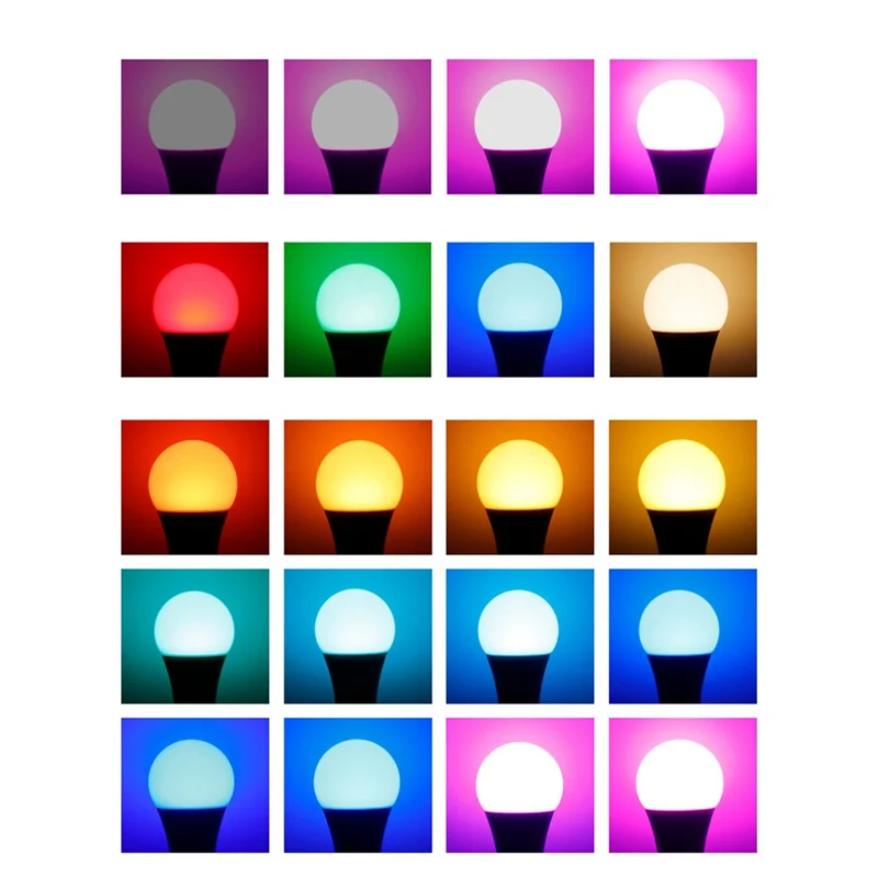 New!25W E27 RGB LED Light Bulb 16 Color Smart For Room Garden Garden Party Lamp With Remote Control Dimmer True White