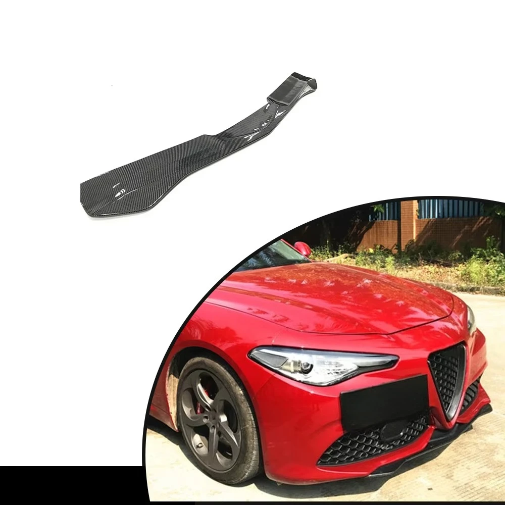 

Product Customization Auto Carbon Fiber Car Front Lip Splitter Spoiler forAlfaRomeo Giulia Sedan 2017-2020