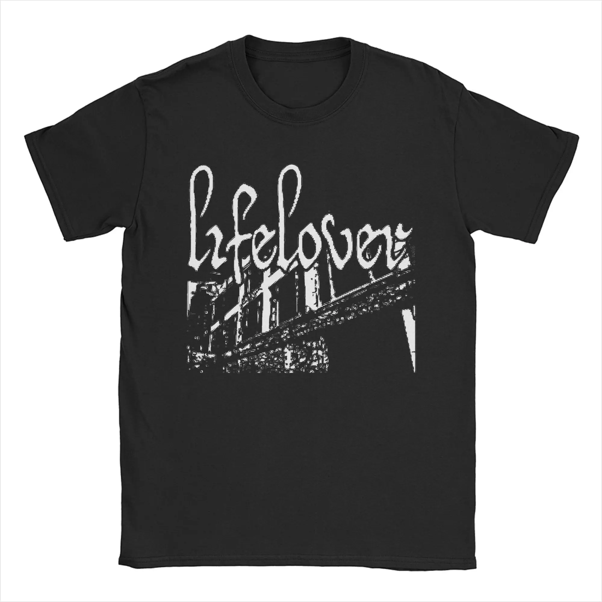 Lifelover T Shirt Men Women's Cotton Leisure T-Shirt Round Neck Black Heavy Metal Tee Shirt Short Sleeve Clothes Graphic