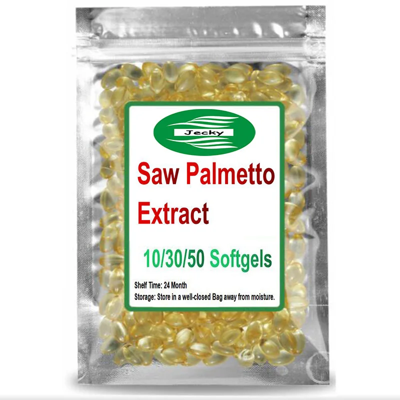 

1Pack 120pcs, Saw Palmetto Extract Softgel