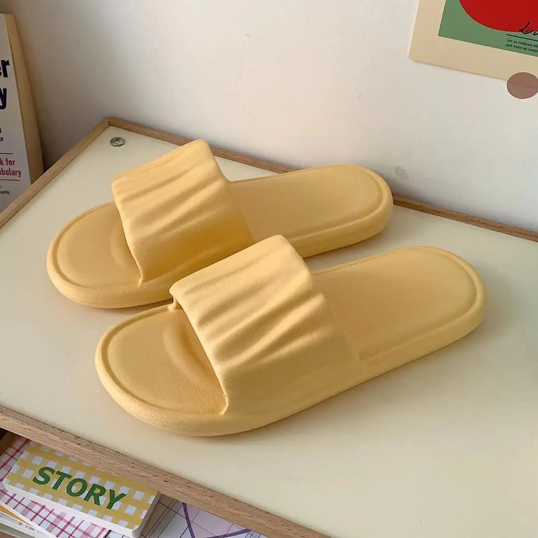 2023 New Summer Fashion EVA indoor slippers women's summer fashion simple Japanese style home light bathroom bath sandals