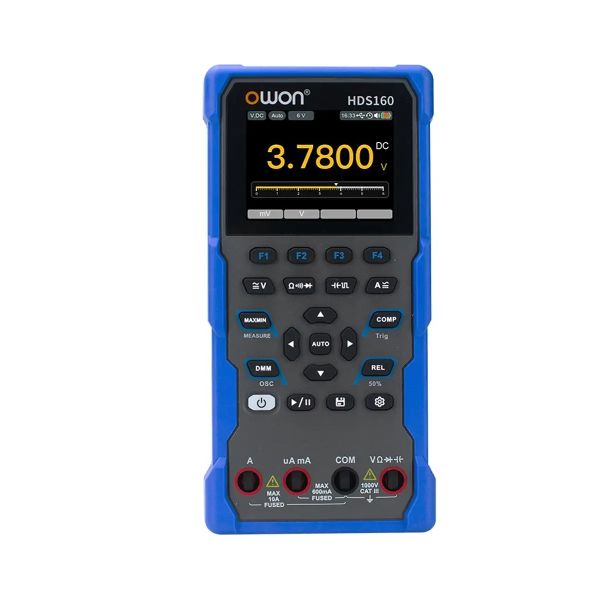 DT75BG  HDS160 Oscilloscope Multimeter,4 1/2 Digit True RMS Multimeter,1MHz Digital Oscilloscope,Voltmeter Current Measure
