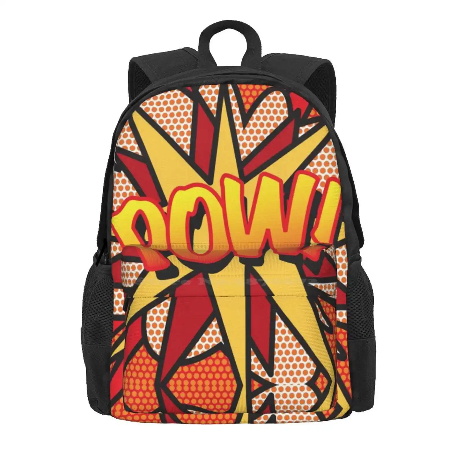 Mochila Pop Art Comic Book, Cool super-herói Cosplay, Mochila legal, Divertimento, Divertimento, Venda quente