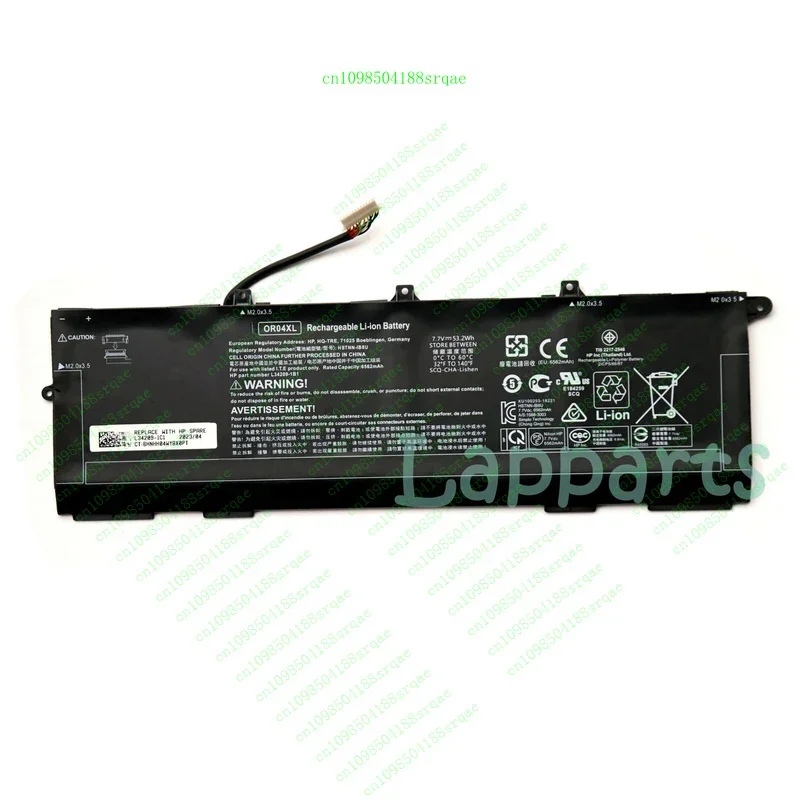 

Новый оригинальный аккумулятор OR04XL для HP EliteBook X360 830 G6 L34449-005 L34209-1B1%100, тест