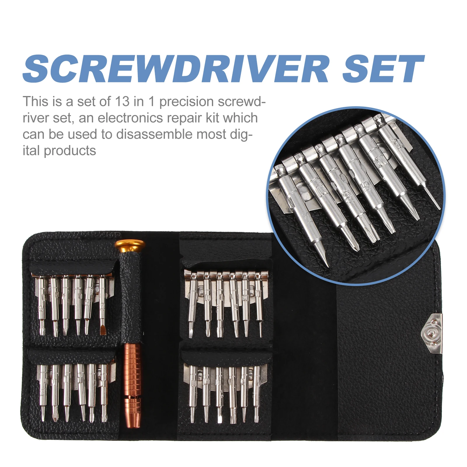 

Precision Screwdriver Set Multifunction Repair Tool Kit For Electronics Small Screwdrivers Disassembly Vanadium Steel Bits