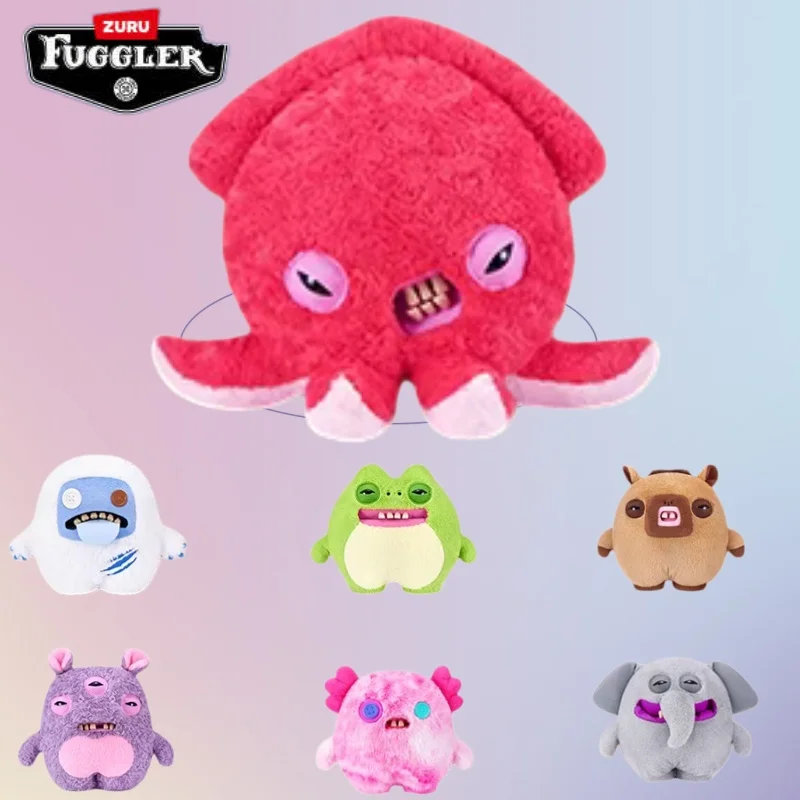 

38cm Genuine Fuggler Chunky Fuggs Series Q Elastic Soft Plush Stuffed Toy Ugly Cute Funny Trendy Play Doll Girl Holiday Gift