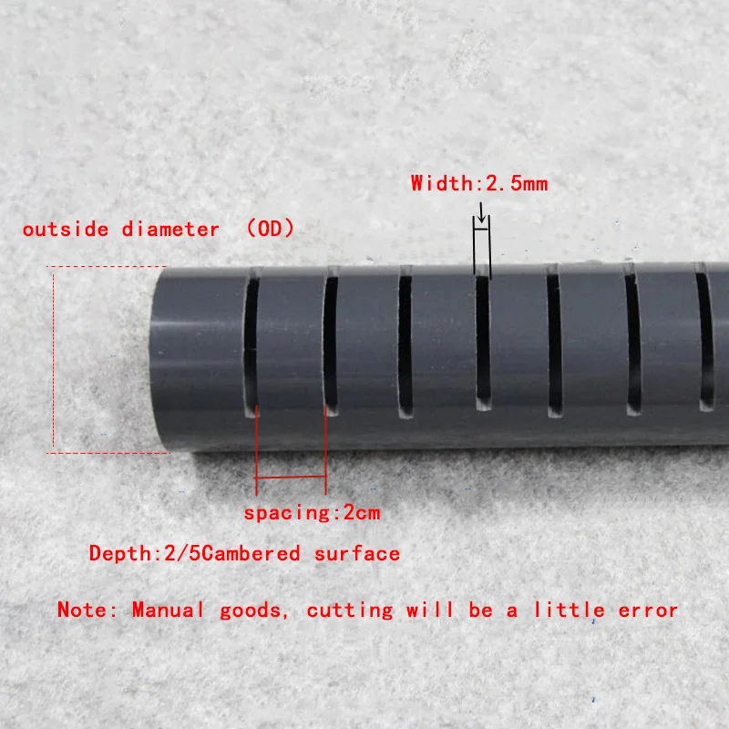 Fish Tank Rain Pipe Drip Water Tube Downcomer Cess-Pipe Aquarium PVC Pipe Filter Accessories Drain Deluge Pipe 1 Pcs