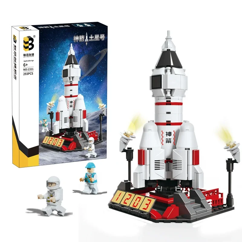 

ToylinX Launch Center Лунный посадник Модель Строительные блоки Космический корабль Фигурка космопорта Челнок Ракетные кирпичи Строительные игрушки