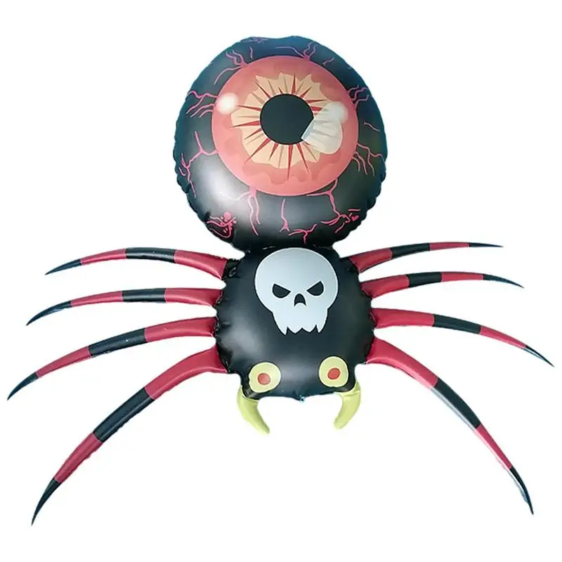 

Halloween Spider Inflatable 3.6Ft Halloween Blow Up Glowing Spider Holiday Blow Up Yard Decoration For Halloween Party Outdoor