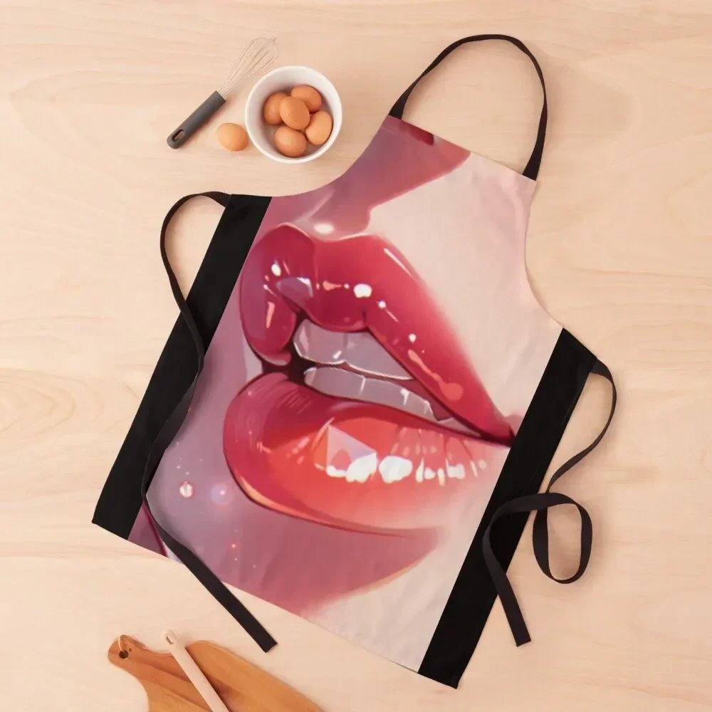 

Glossy Lips Apron For Man Haircut Goods For Home And Kitchen kitchen utensil professional kitchen Apron