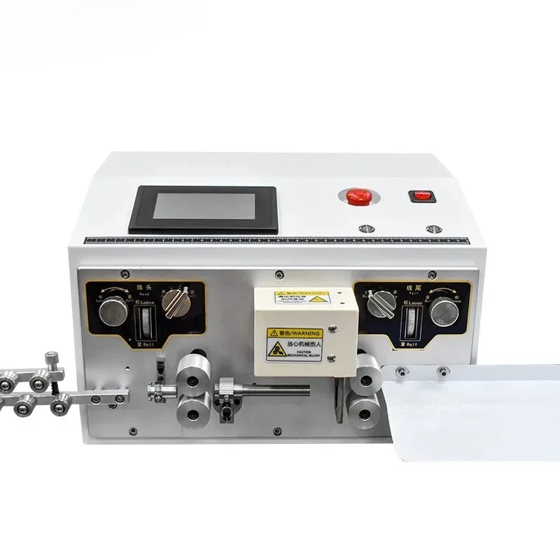 0.1-35mm2 Automatic Adjustable Computer Wire Stripping Peeling Cutting Machine Touch Screen 508C 508SDE Cable Cutter Stripper