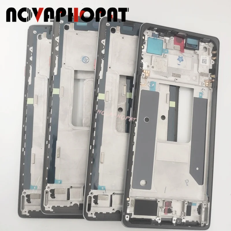 LCD Frame Front Middle Housing Cover Case Bezel For Tecno Camon 40 Pro 5G CM7 With Power On Off Volume Button Flex Cable
