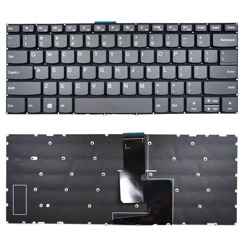 Cubierta de teclado/bisagra con diseño estadounidense para Lenovo ideapad 3 14IIL05 14IML05 14ADA05 14IGL05