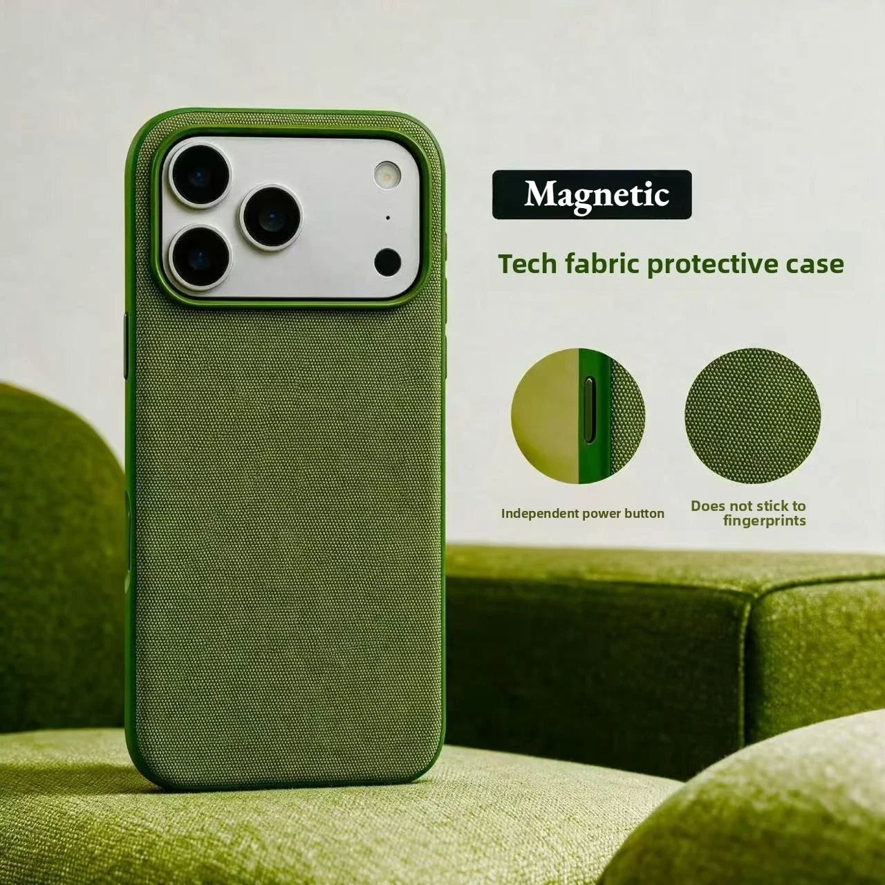 Luxury Tech Woven for Magsafe Magnetic Case for Iphone 18 17 16 15 Plus 14 13 12 11 18 Pro Max TechWoven Wireless Charging Cover