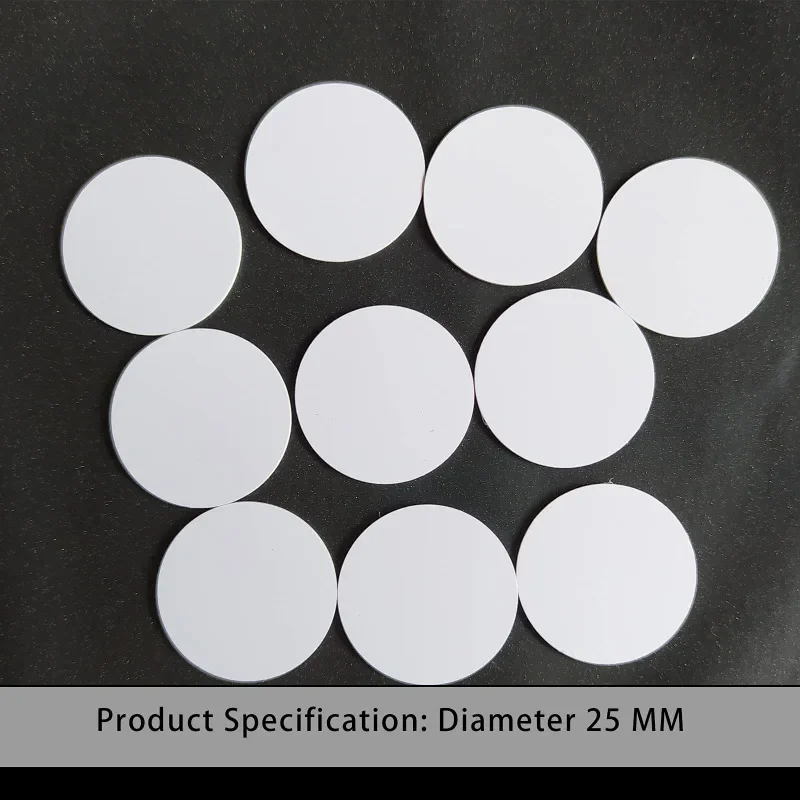 10-100 Pcs Rewritable 125khz EM4305 T5577 Proximity Cards IC 25mm Writable Smart Chip Badge ID Waterproof for RFID Copier