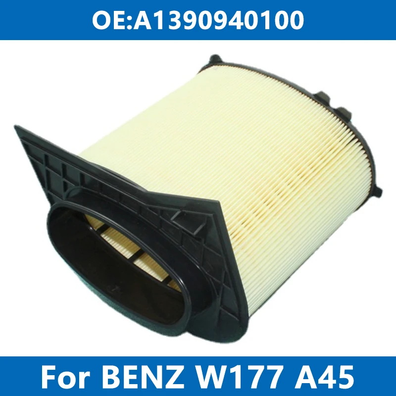 

Car Air Filter Cleaner Element A1390940100 For Mercedes Benz W177 C118 X118 A45 AMG S CLA45 GLA45 4-matic M139 Engine Intake