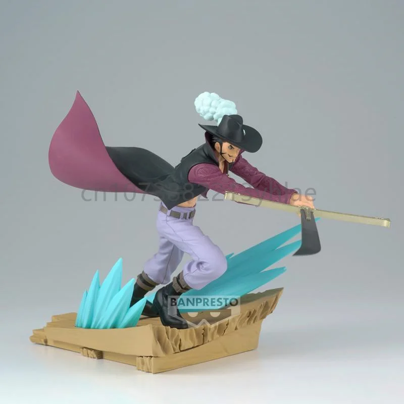 Original In Stock Bandai Banpresto One Piece The Bounty Hunter Dracule Mihawk Character Doll Figure Collect Anime Movies Gift