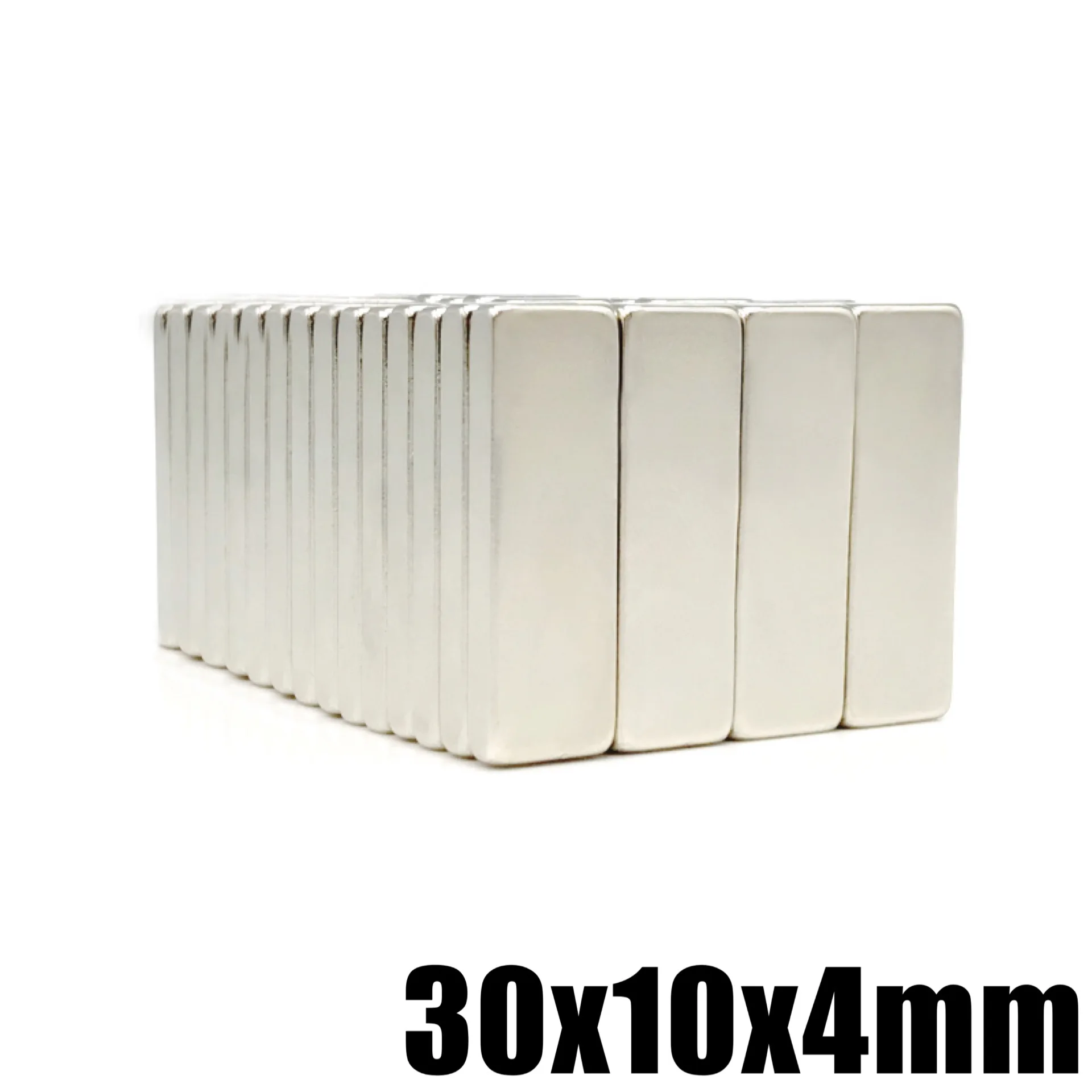 2-100PCS 30x10x4 block Powerful N35 Magnets 30mmX10mm Super Sheet Permanent Magnetic 30x10x4 mm Strong Neodymium Magnet 30*10*4