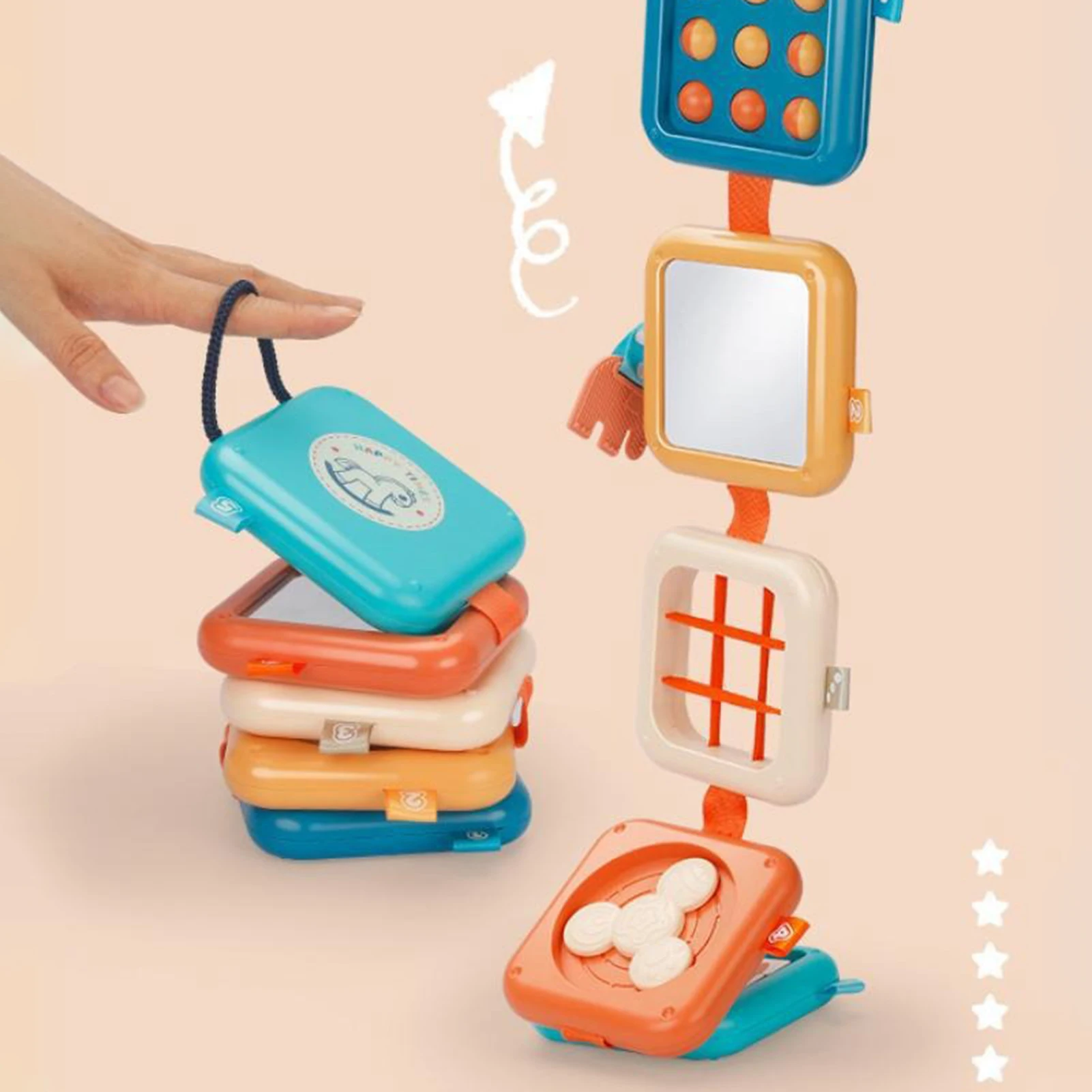 

Baby Busy Board for Kids Polyhedron Early Learning Cube Busy Cube for Children Early Educational Toys