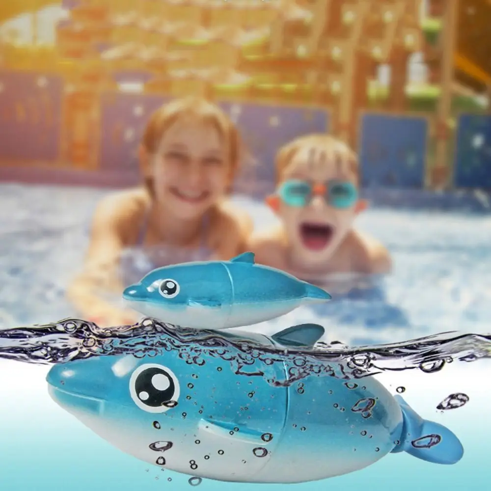 

Plastics Swimming Clown Fish Toy Multipurpose Interactive Water Playing Dolphin Toy Early Educational Funny Floating Bath Toys
