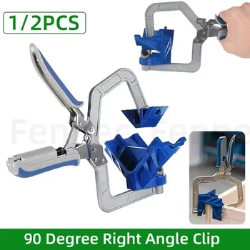 90 degree right angle clip woodworking clamp right angle fixing tool quick clamp pliers picture frame corner clip hand tool