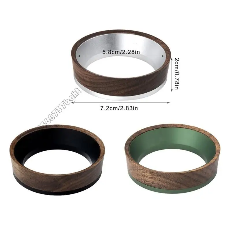 4XFB Dosis Dosis Dosis Corong Espresso Tool Coffee Machine Adapter Rings