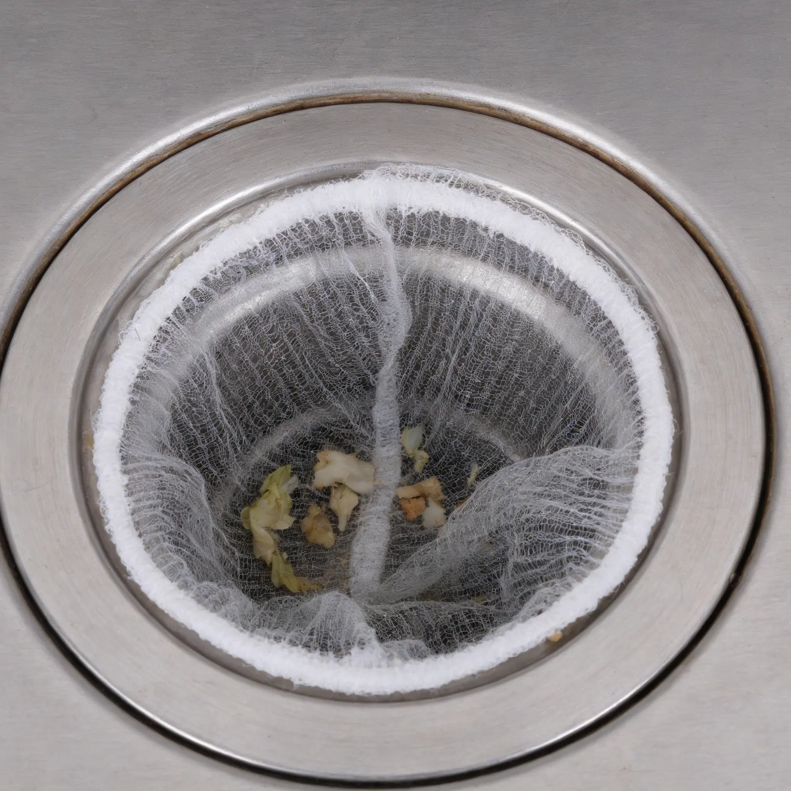 

150 шт. одноразовых сетчатых мешков-фильтров для кухонной раковины, улавливающих пищевые отходы