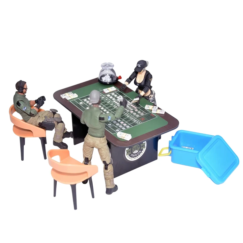 

1/18 Scale Soldier Figure Scene accessories gaming table For 3.75 ‘’ Action Figure War Children Toys Gift