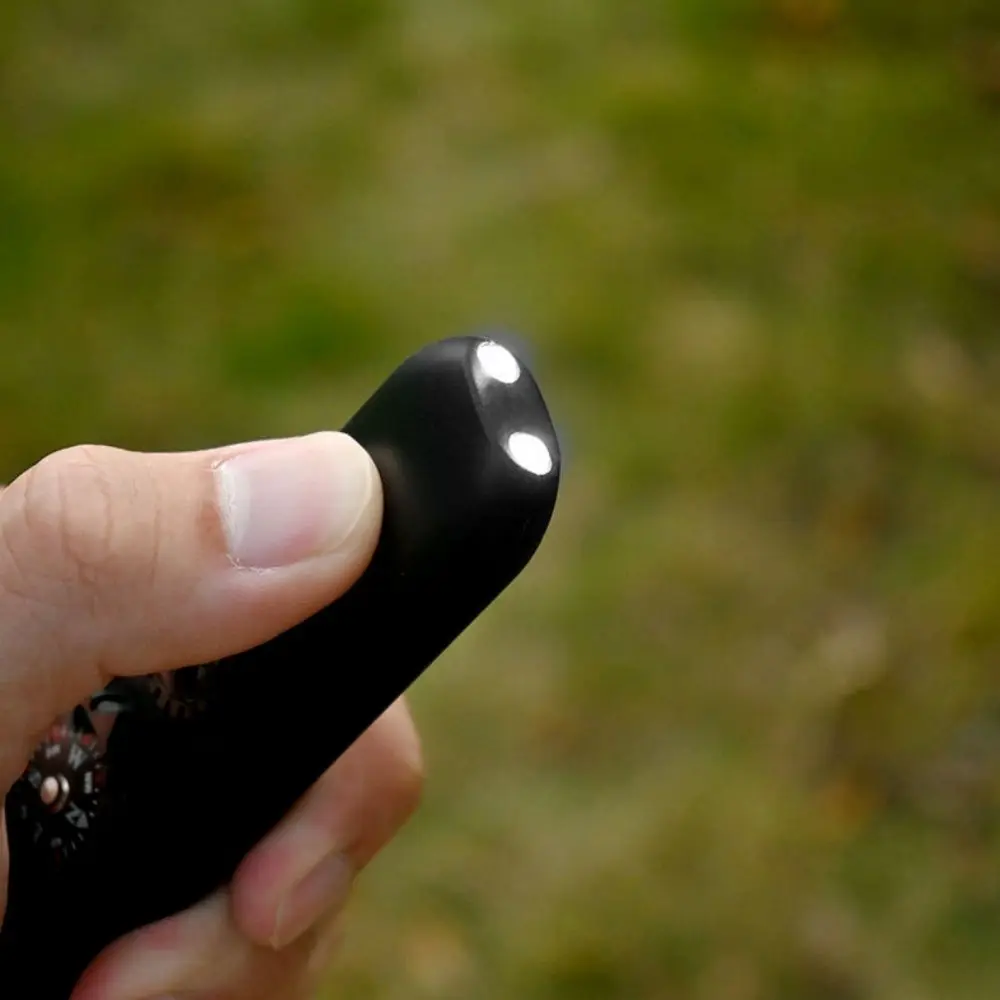 7-in-1 Emergency Survival Whistle Compass Flashlight Outdoor Survival Whistle High Decibel Multifunction