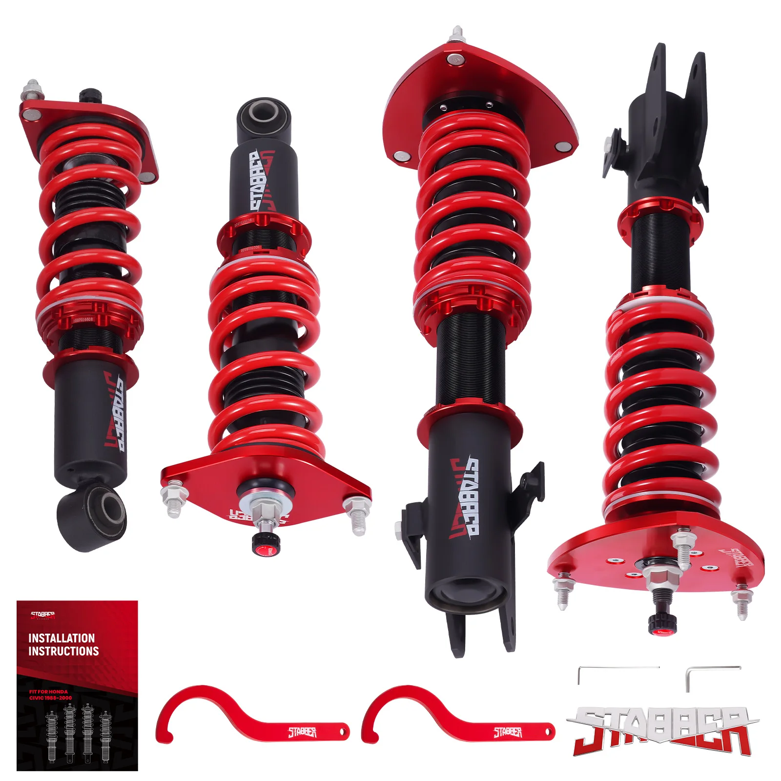 طقم خفض كويلوفيرز قابل للتعديل 24 مستوى لسوبارو WRX STI 2015-2021 #3